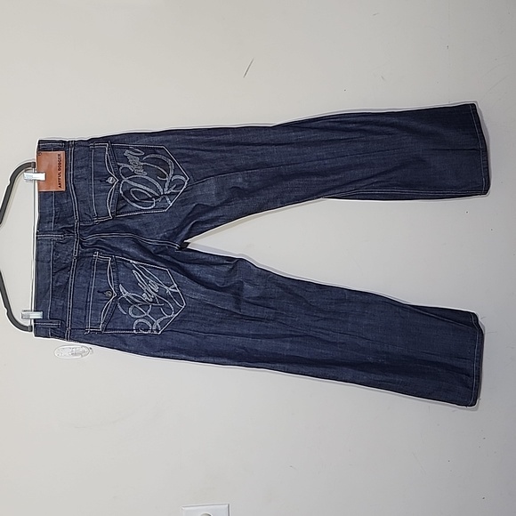 Artful Dodger Men's Blue Jeans Embroidered Back Pockets 38×34 - Picture 4 of 9